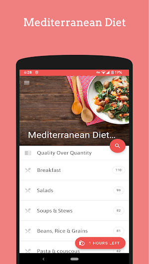 Mediterranean Diet Cookbook Screenshot 0