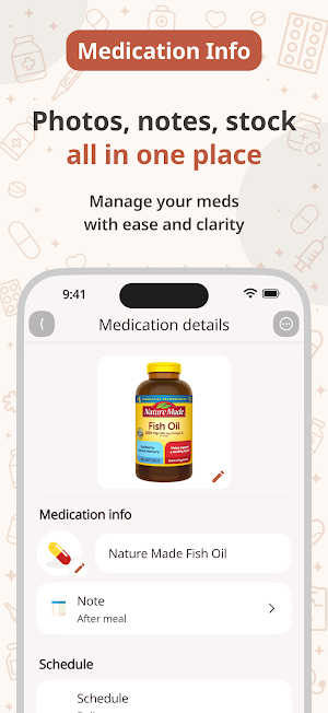 Mewdicate: Pill Reminder Alarm Screenshot 2
