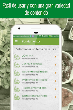 Guia de alimentacion saludable, recetas saludables Screenshot 1