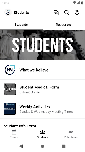Northeast Students Screenshot 1