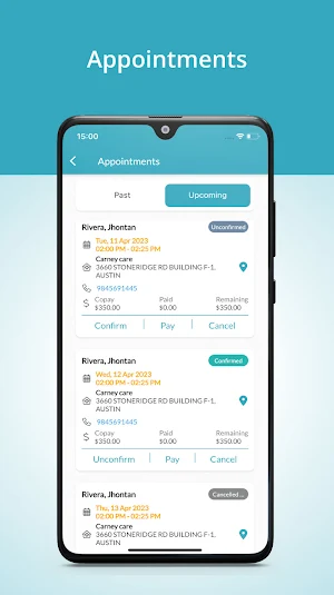 billrMD Patient App Screenshot 3