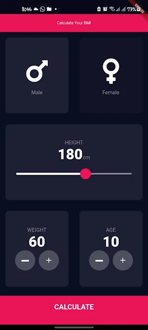 MyBMI Screenshot 1