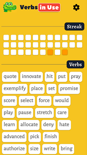 Verbs in Use - Learn English Screenshot 1
