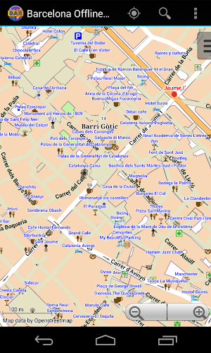 Barcelona Offline City Map Screenshot 2