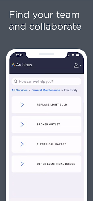 Archibus Workplace Screenshot 2