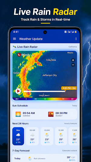 Weather Update and Forecast Screenshot 2