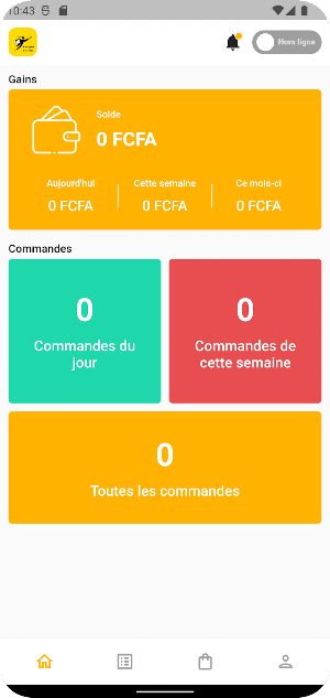 Leader Delivery Livreur Screenshot 1