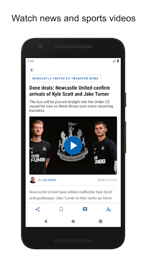 Newcastle Chronicle Screenshot 1