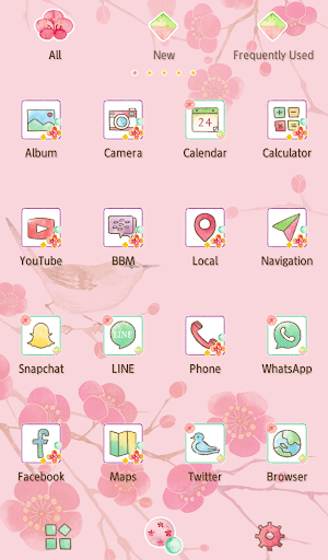 Beautiful Wallpaper New Year Plum Blossoms Theme Screenshot 2