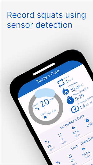 Squat Count Pro: Smart Workout Screenshot 1