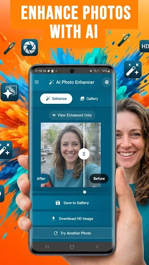 AI Photo Enhancer: Unblur Screenshot 0