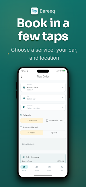 Bareeq: Car Wash on Demand Screenshot 1