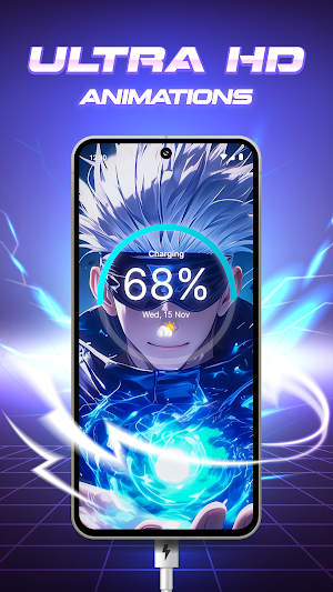 3D Battery Charging Animation Screenshot 1
