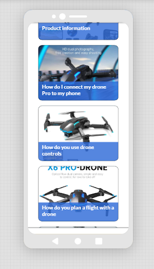 X6 Pro Drone App Guide Screenshot 1
