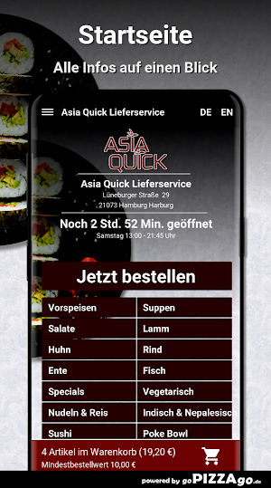 Asia Quick Hamburg Harburg Screenshot 1