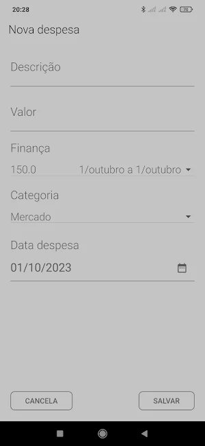 Finanças Pessoais Screenshot 3