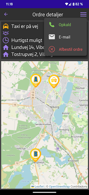 Byens Taxi Screenshot 3