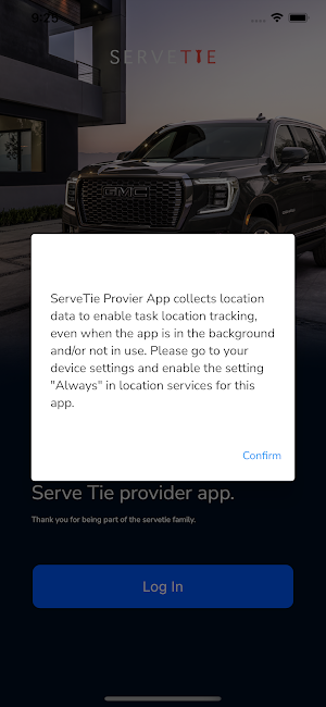 ServeTie Provider Screenshot 1