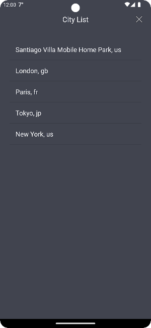 W2U Weather Screenshot 2