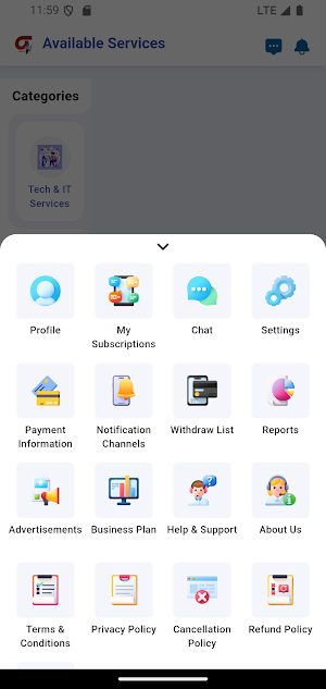 Ozigserve Service Provider Screenshot 3