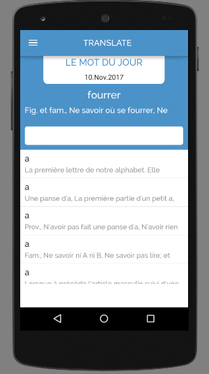 Dictionnaire français HORS LIGNE GRATUIT Screenshot 3
