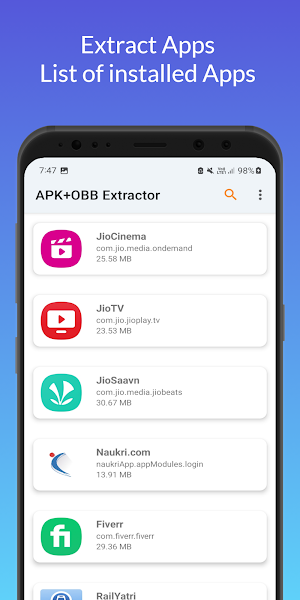 APK+OBB Extractor Screenshot 0