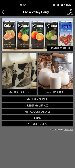 Chew Valley Dairy Screenshot 1