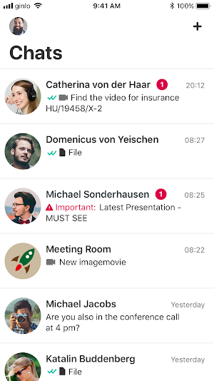 ginlo Business Messenger Screenshot 2