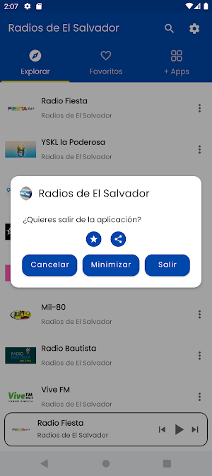 Radios de El Salvador AM y FM Screenshot 2