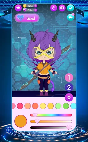 Cyberpunk Doll Dress Up Game Screenshot 2