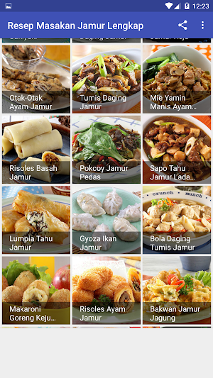Resep Masakan Jamur Lengkap Screenshot 3