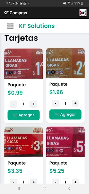 KF Compras Screenshot 1
