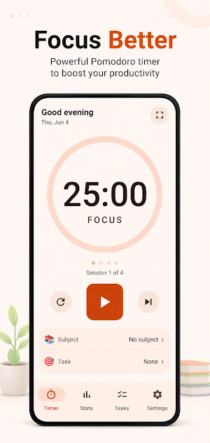 Concentration Timer Screenshot 0