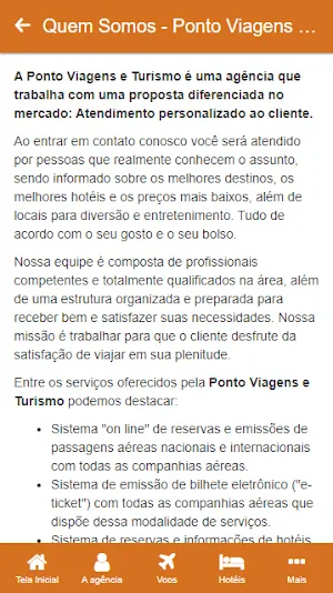 Ponto Viagens e Turismo Screenshot 1