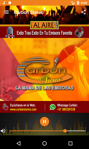 Carbón Stereo Screenshot 2
