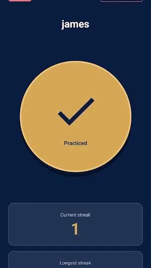 4 for 4 - Practice Tracker Screenshot 2