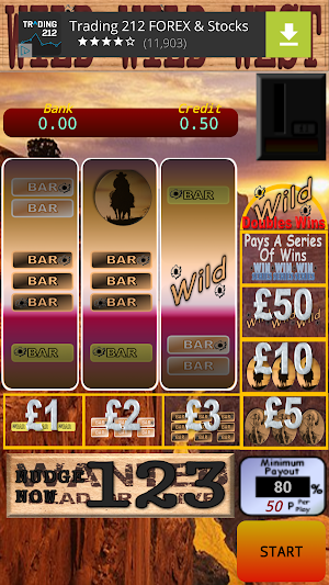 WILD WILD West Fruit Machine Screenshot 0