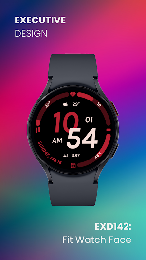 EXD142: Fit Watch Face Screenshot 3
