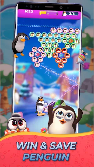Bubble Shooter : Penguin Fun Screenshot 2