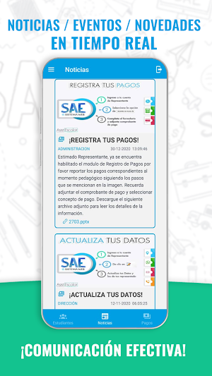 SAE Representante Screenshot 2