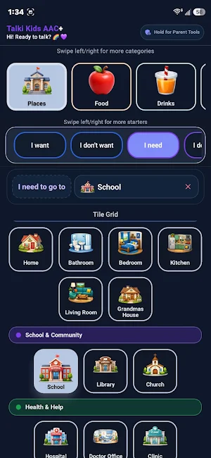 Talki Kids AAC+ Screenshot 3