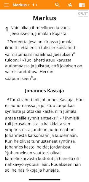 Suomi Uusi Testamentti Screenshot 0