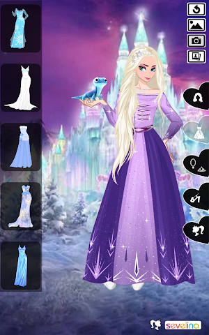 Icy or Fire dress up game - Frozen Land Screenshot 1