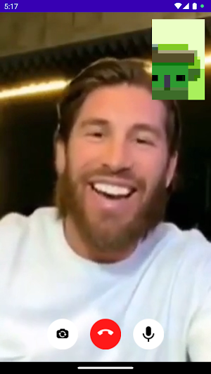 Sergio Ramos Fake Video Call Screenshot 1