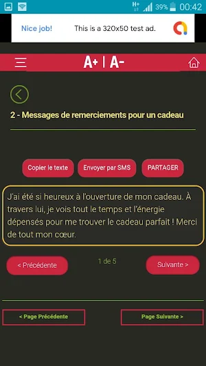 Messages de remerciements pour toutes occasions Screenshot 3