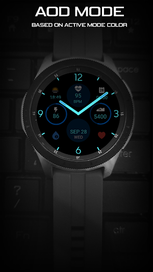 Thin 3 - Analog Watch Face Screenshot 2