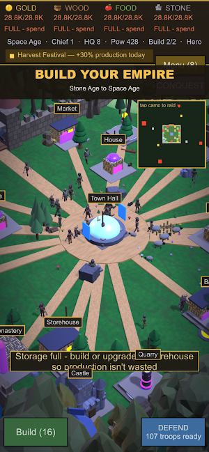 Tiny Empire: Castle Defense Screenshot 0