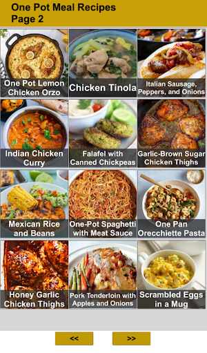 One Pot Meal Recipes Screenshot 1