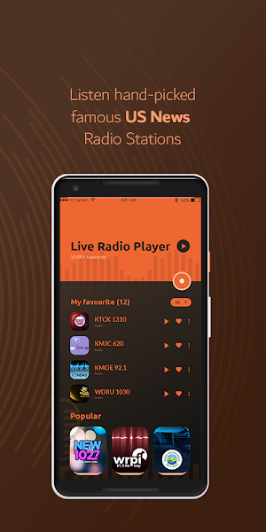 Live Radio Player Screenshot 2