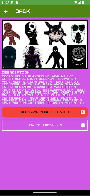 Doors Mod for Melon playground Screenshot 1